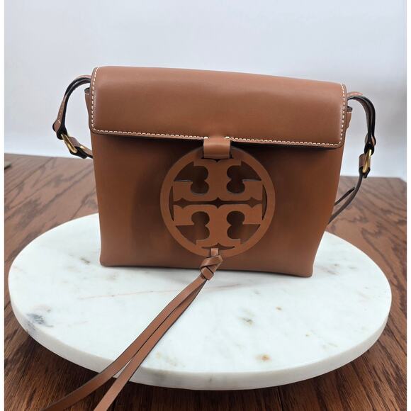 Tory Burch Miller Logo Leather Crossbody - Picture 4 of 10